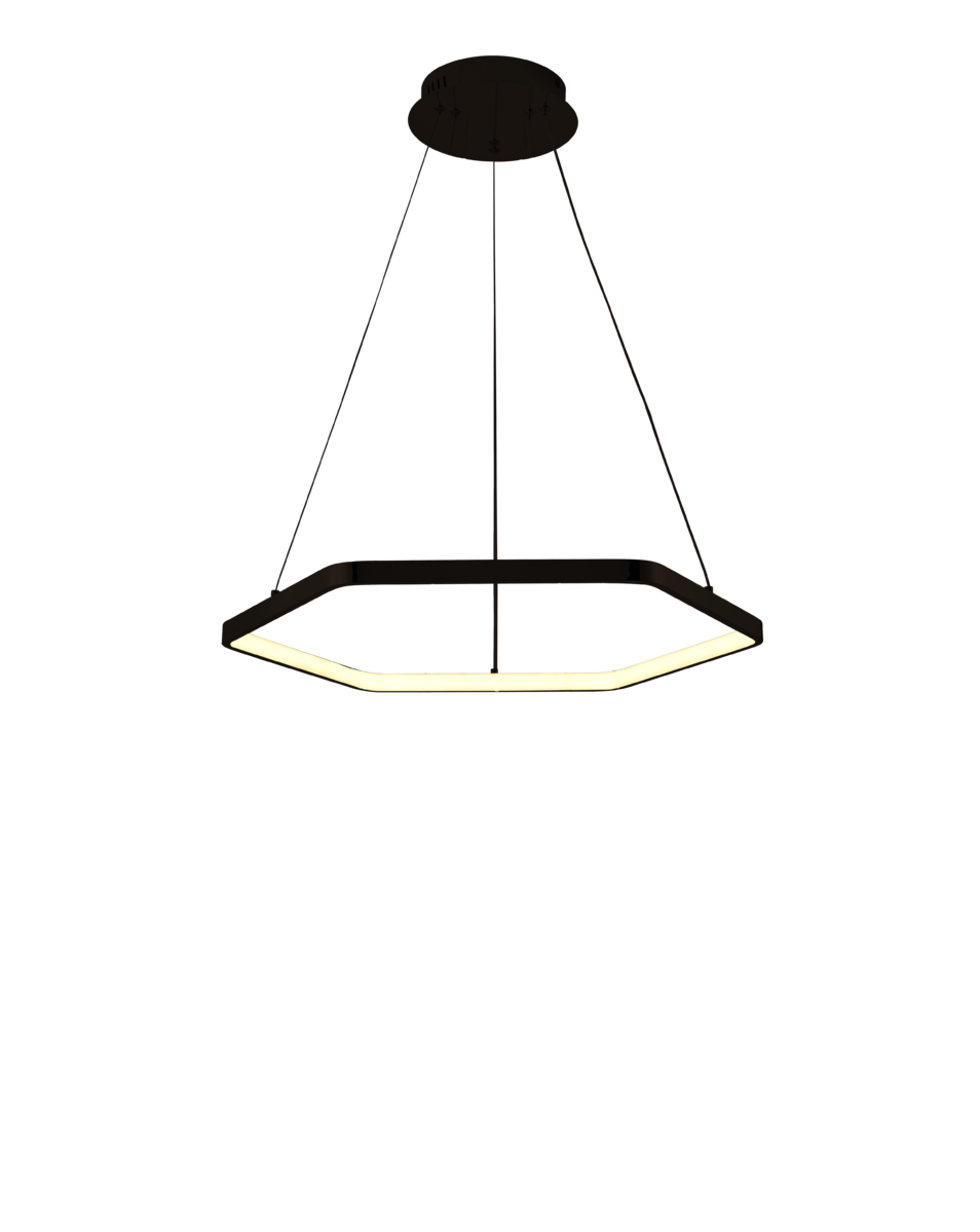 Люстра подвесная светодиодная LCD3024 BK Черный (SP000043068)