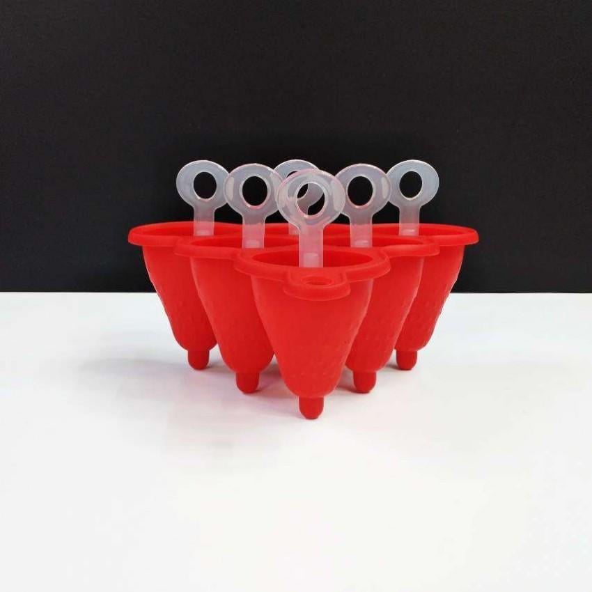 Форма cиліконова для морозива Empire 9812 EM 6 шт. Червоний (1521094086) - фото 1