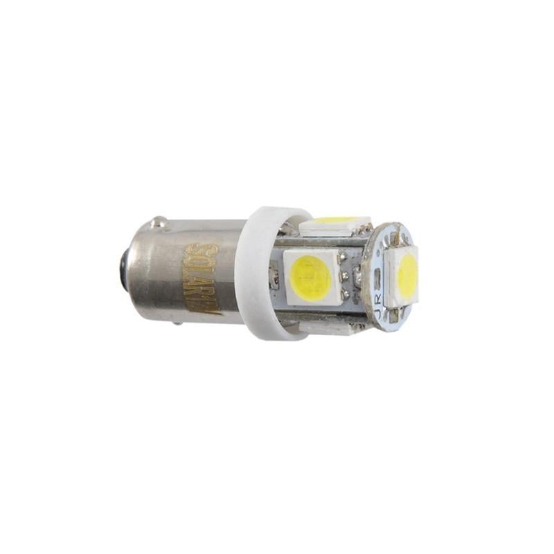 Автолампы светодиодные Solar 12V T8.5 BA9s 5smd 5050 LS246_P 10 шт. White - фото 1