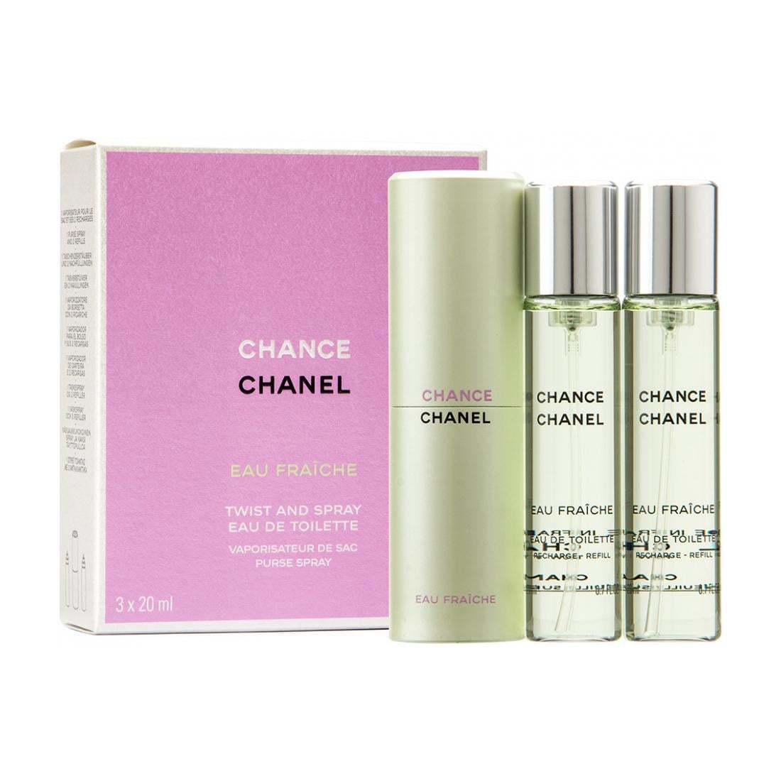 Туалетная вода для женщин Chanel Chance Eau Fraiche 20 мл 3 шт.