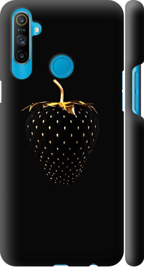 Чехол на Realme C3 Черная клубника (3585m-1889-42517)