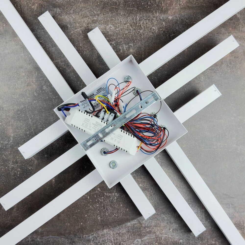 Светильник Violux LED smart HIWAY с пультом 110W 3000-5000K IP20 Белый (220815) - фото 5