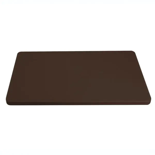Доска разделочная Yelkar Plastik закругленные края HACCP 400х600х20 мм Brown (YP 1504-1)