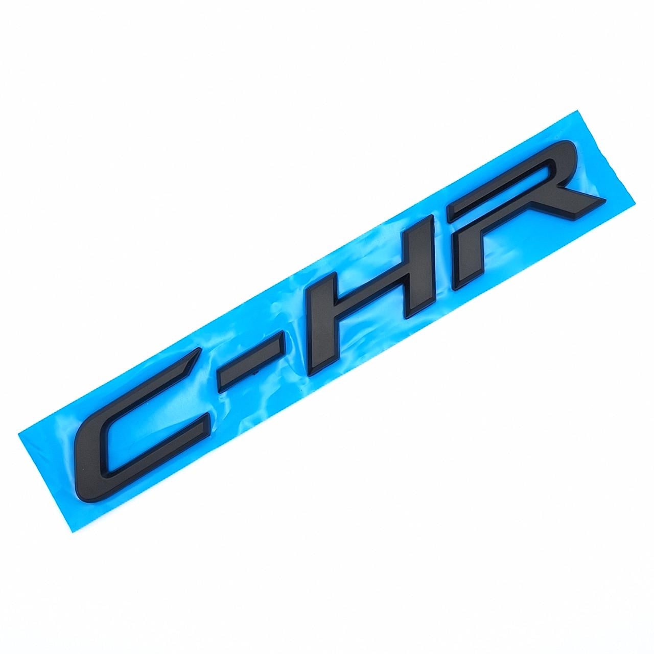 Эмблема надпись C-HR Toyota Черный матовый (2035570377)