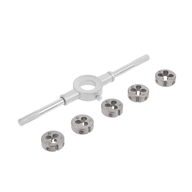 Нібор плашок Intertool з тримачем 6 од. M4/M5/M6/M8/M10 (SD-8019)