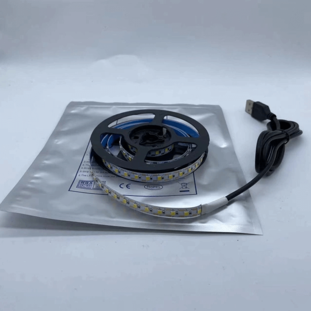 Світлодіодна стрічка з датчиком руху INSPIRE LED USB 5V 8W 6000К холодний 120led 2 м (Ins-6000-2m) - фото 4