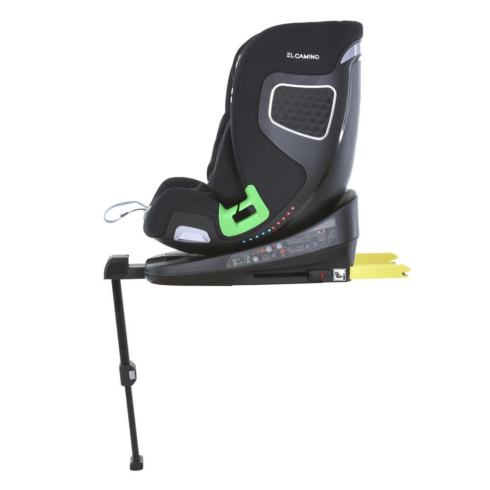 Автокресло детское El Camino Royal Black ME 1146 i-STAND i-SIZE R129 фаза 1,2 40-150 см опорная нога - фото 5 Автокресло детское El Camino Royal Black ME 1146 i-STAND i-SIZE R129 фаза 1,2 40-150 см опорная нога - фото 5