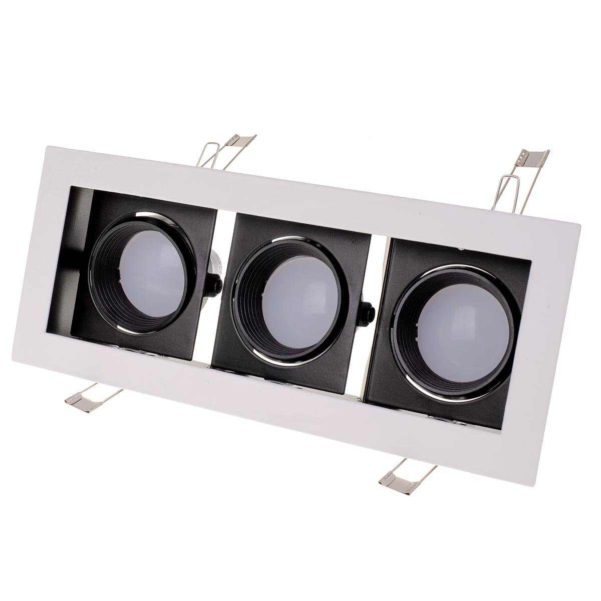 Светильник карданный Brille ML-16-03 WH/BK MR16