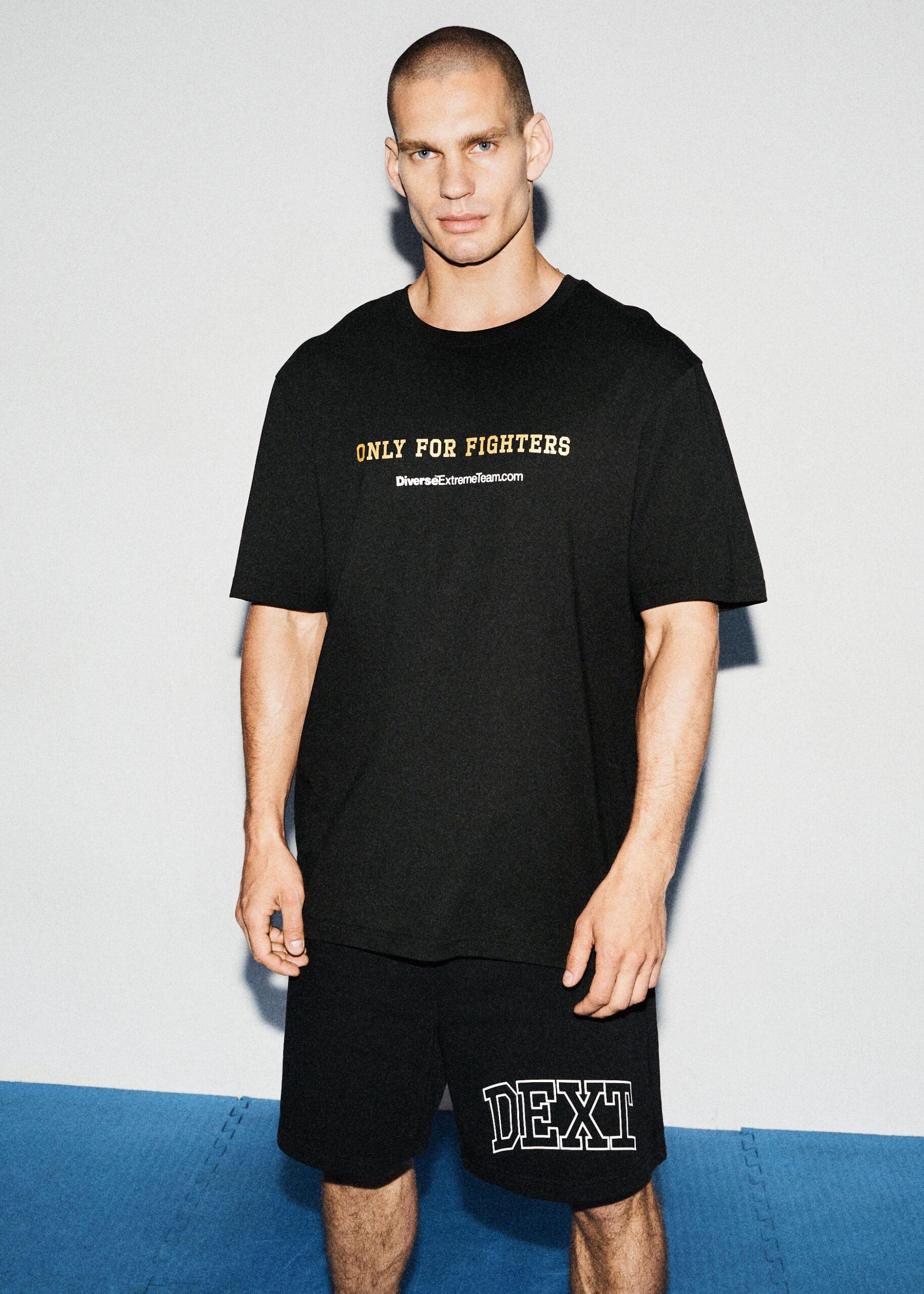 Футболка мужская Diverse DEXT BX T1 S Черный (5905384140302)