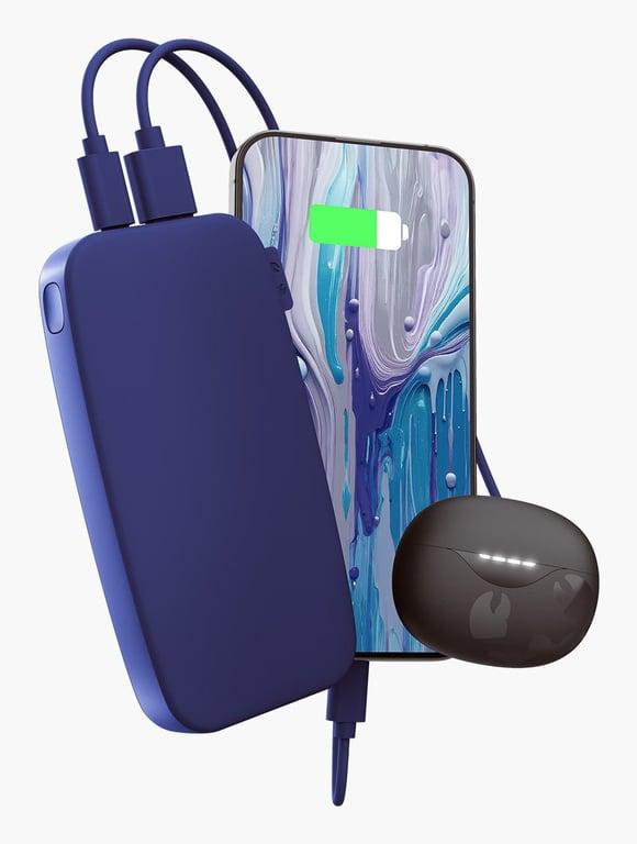 Повербанк Fresh n Rebel Powerbank 20W 12000 mAh Blue (2PB12100TB) - фото 5