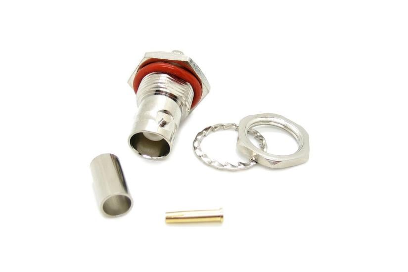 Конектори QJ Aoxun BNC-203 Male прямі для RG58 50 шт. (56950)