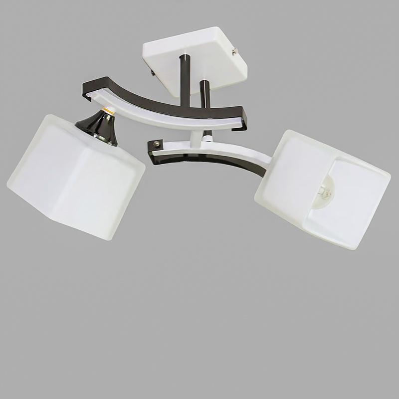 Люстра стельова Light House NM-15333/2 WT+AN на дві лампи Білий