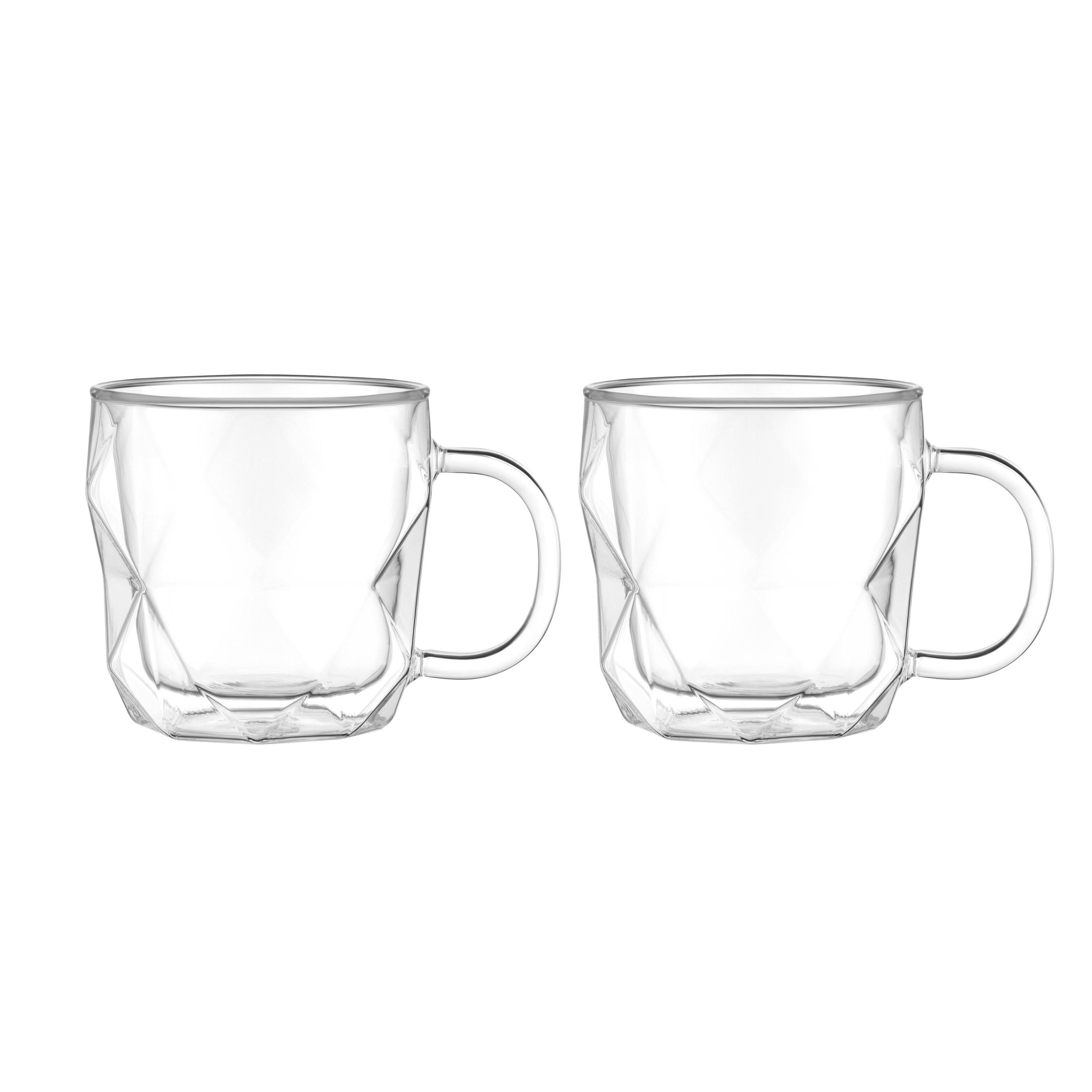 Набор чашек Ardesto AR2645BCH с двойными стенками 450 мл 2 шт. Прозрачный (ae3a1dfc)