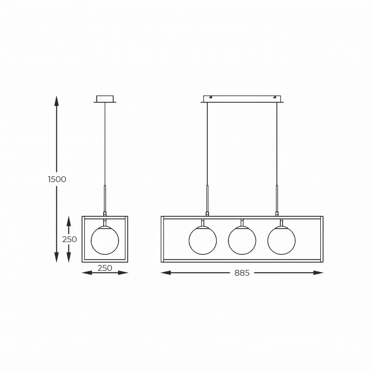 Люстра Zuma Line MD3115-3-3BT PIRO - фото 5