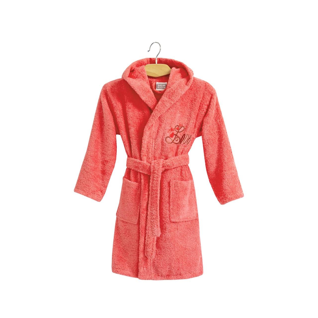 Халат детский Lotus Love 15-16 лет Коралловый (svt-2000022276931) Халат детский Lotus Love 15-16 лет Коралловый (svt-2000022276931)