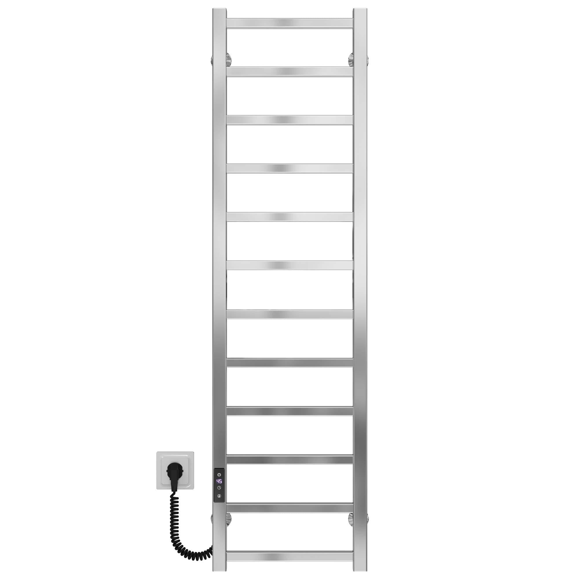 Рушникосушарка електрична Deffi Forest П12 JD04 ліве підключення нержавіюча сталь 400х1200 мм Хром (A.FR.120.40.12.E.C.L.2)