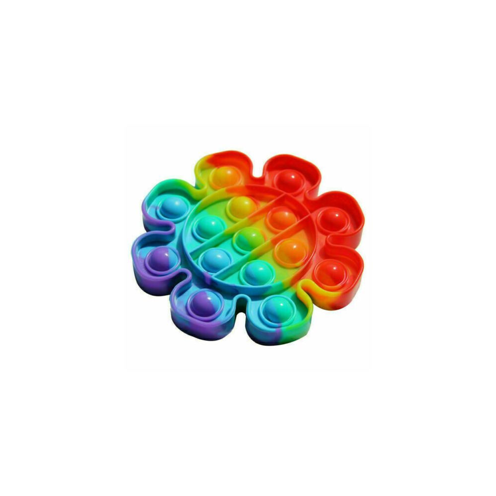 Іграшка Rainbow Pop It дитяча квiтка Різнокольоровий
