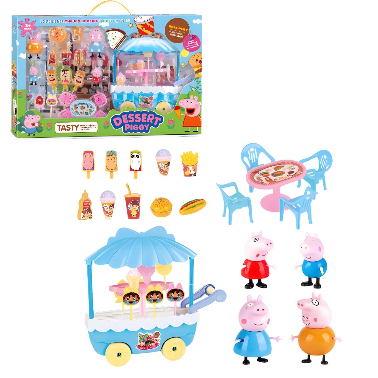 Игровой набор Свинка Пеппа киоск с мороженым с фигурками (K7131024)