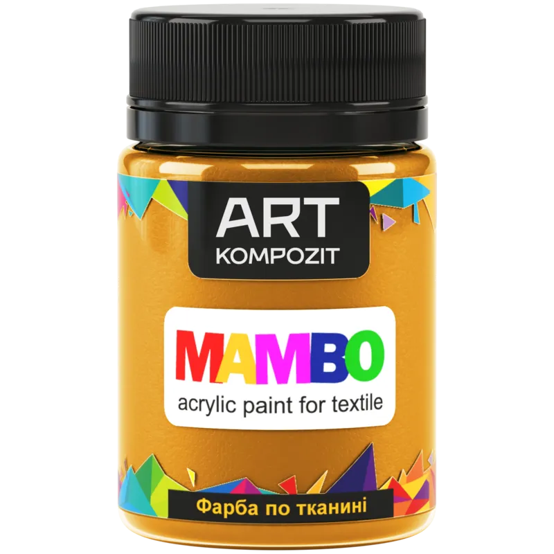 Краска по ткани ART Kompozit MAMBO 50 мл 6 Вохра желтая (746640) Краска по ткани ART Kompozit MAMBO 50 мл 6 Вохра желтая (746640)