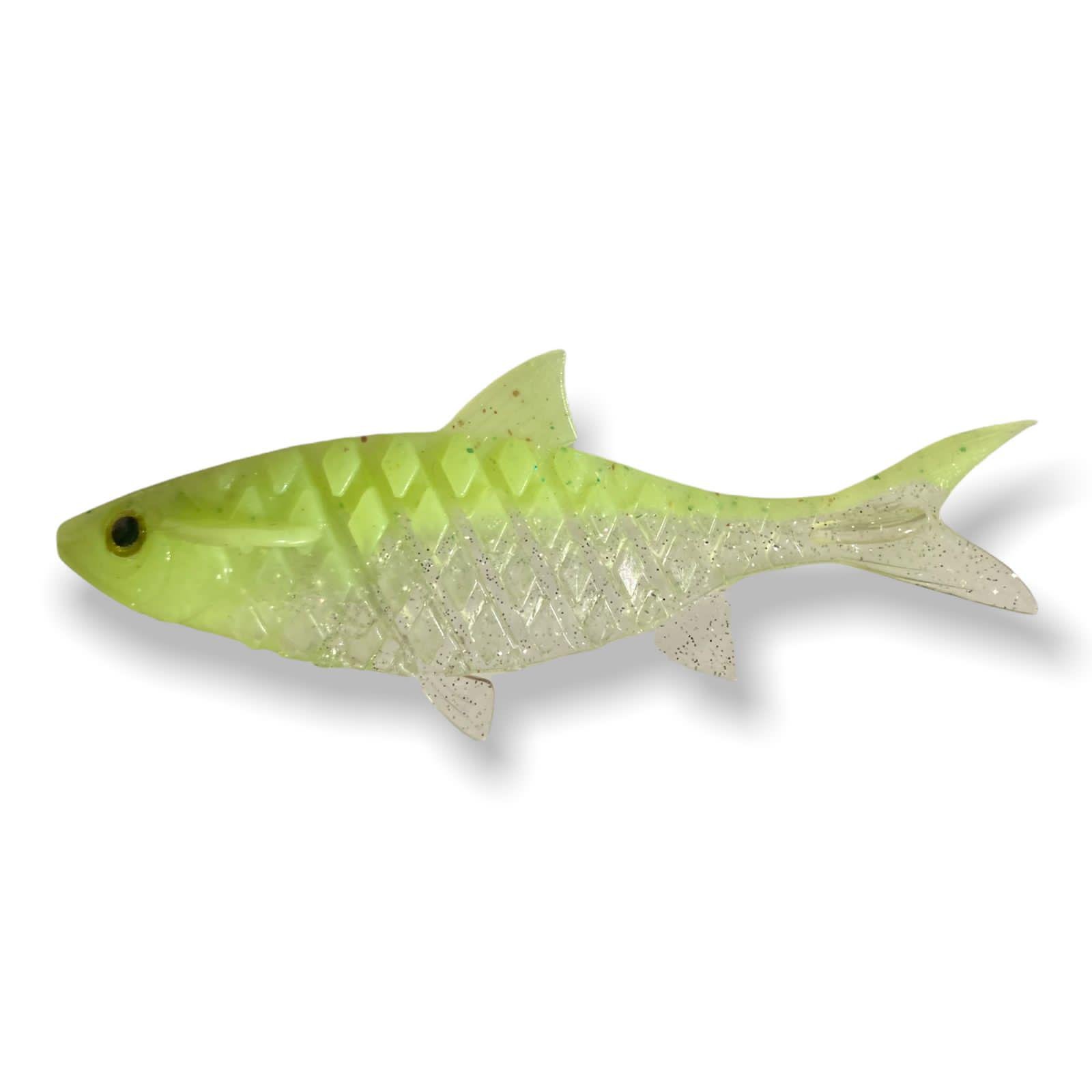 Приманки Big Baits Chebak 3D речная серия 4,0" 2 шт. # 114 Lime (2406114) - фото 5 Приманки Big Baits Chebak 3D речная серия 4,0" 2 шт. # 114 Lime (2406114) - фото 5