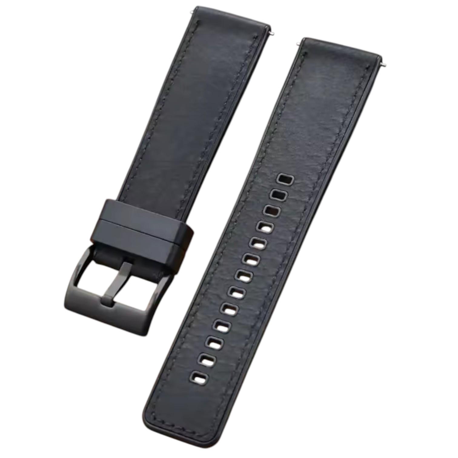 Ремешок Primolux Leather Silicone для часов Xiaomi Redmi Watch 5 Active/5 Lite Black (2768681382) - фото 4 Ремешок Primolux Leather Silicone для часов Xiaomi Redmi Watch 5 Active/5 Lite Black (2768681382) - фото 4