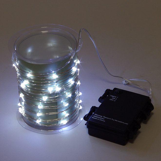 Підсвітка LED Flora з таймером холодне світло 50 світлодіодів 5 м (44429) Підсвітка LED Flora з таймером холодне світло 50 світлодіодів 5 м (44429)