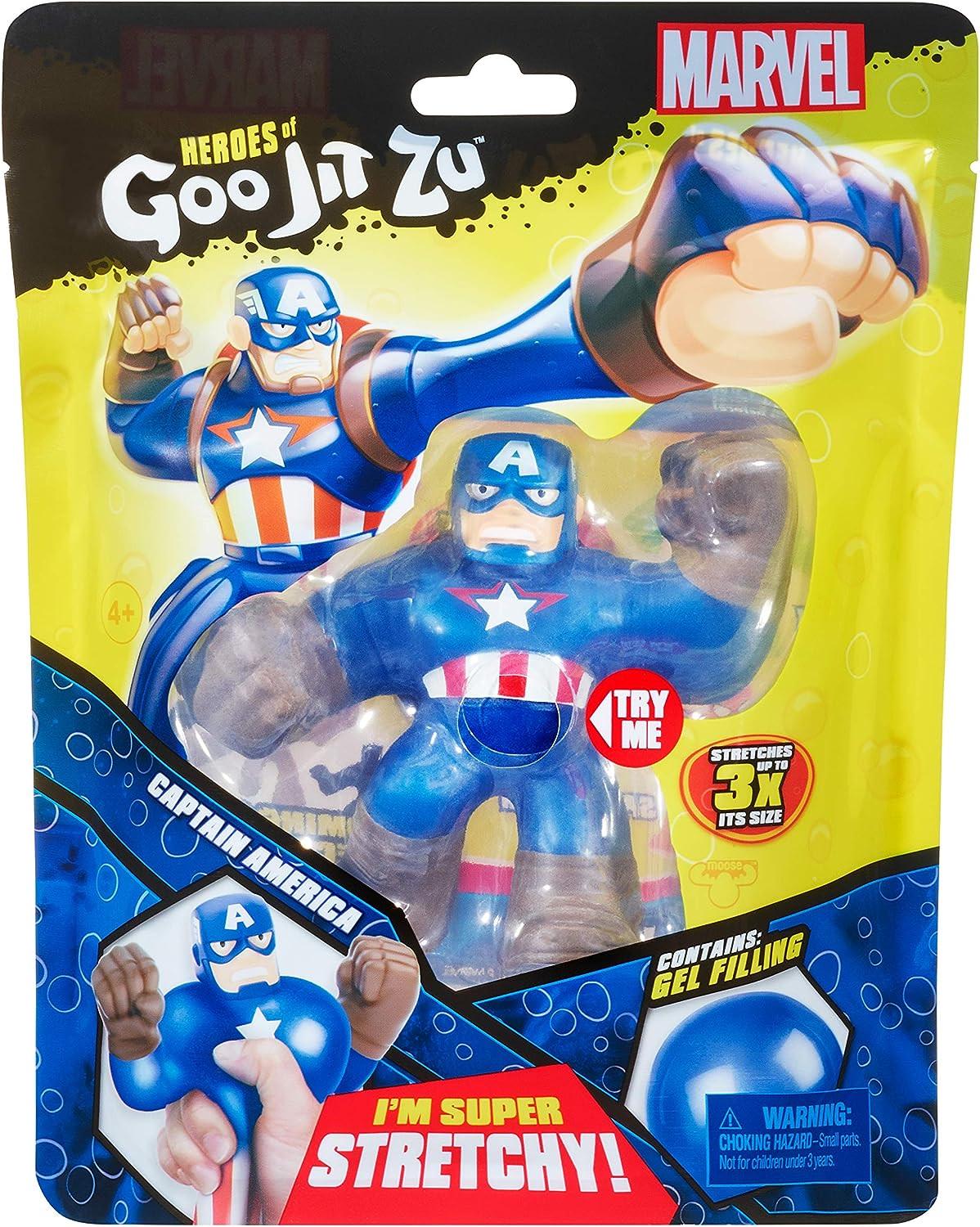 Фігурка тягучка Heroes of Goo Jit Zu Licensed Marvel Captain America - фото 2