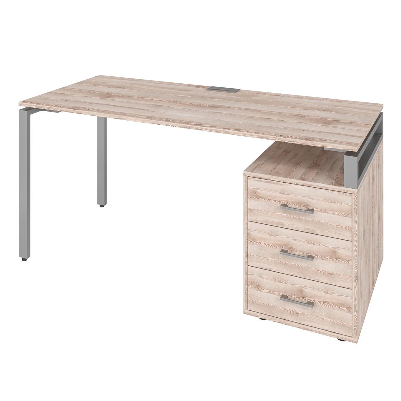 Офісний письмовий стіл Loft Details LM160 160x160x75 см Сосна каньйон (70236)