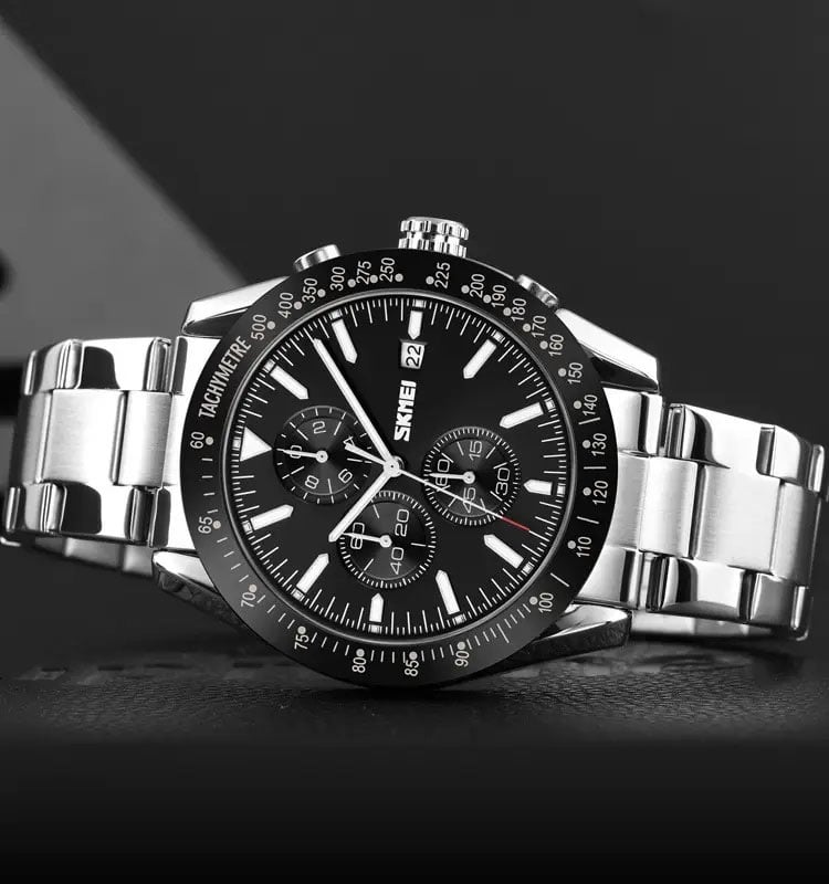 Годинник наручний чоловічий Skmei 9253SIBK Silver (tf4795) - фото 2