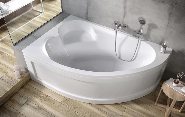 Панель универсальная асимметричная Cersanit Kaliope с креплением для ванны белая пластиковая 170x58 см Белый - фото 3