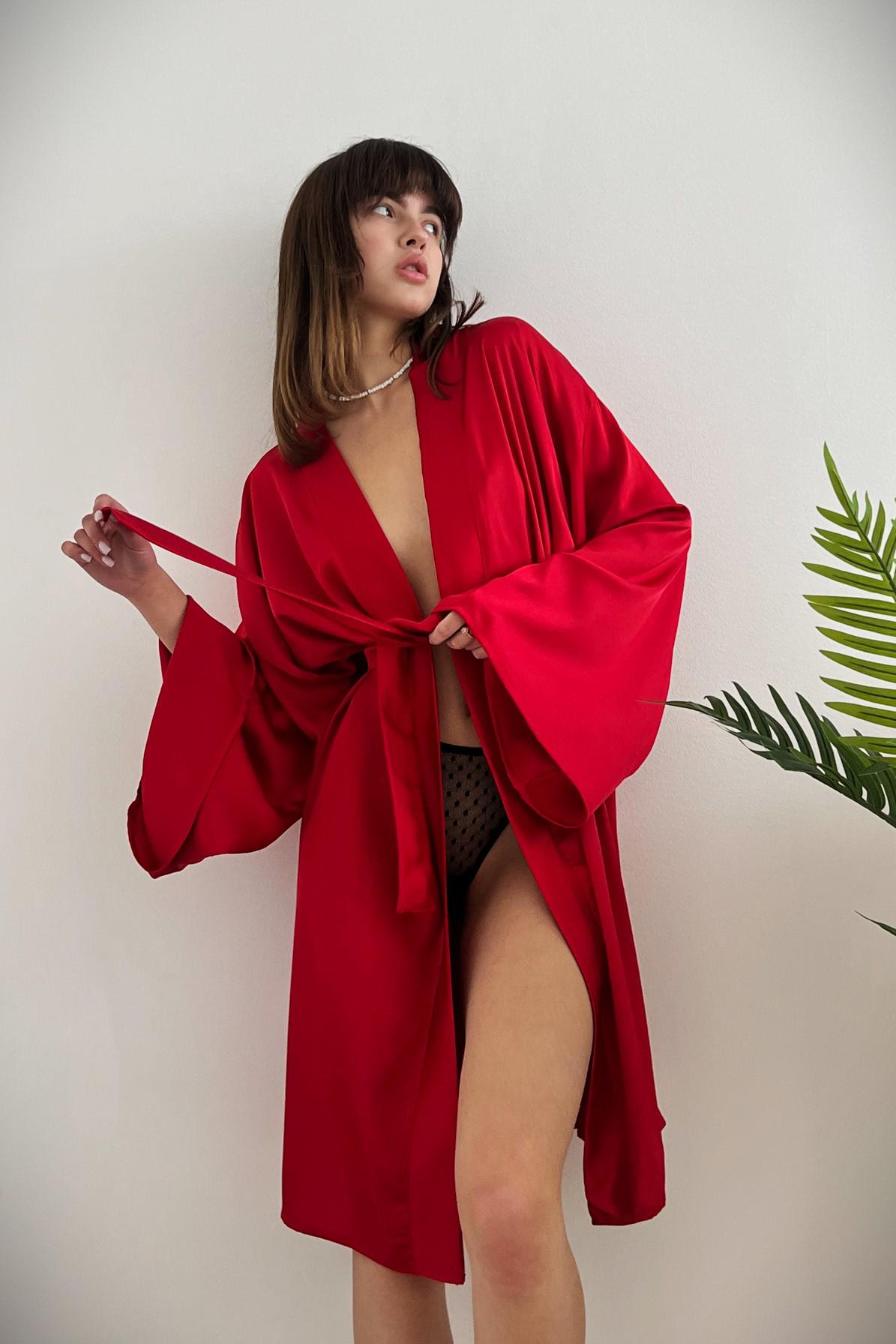 Халат Without Шовковий Дотик Red (8049165) - фото 2