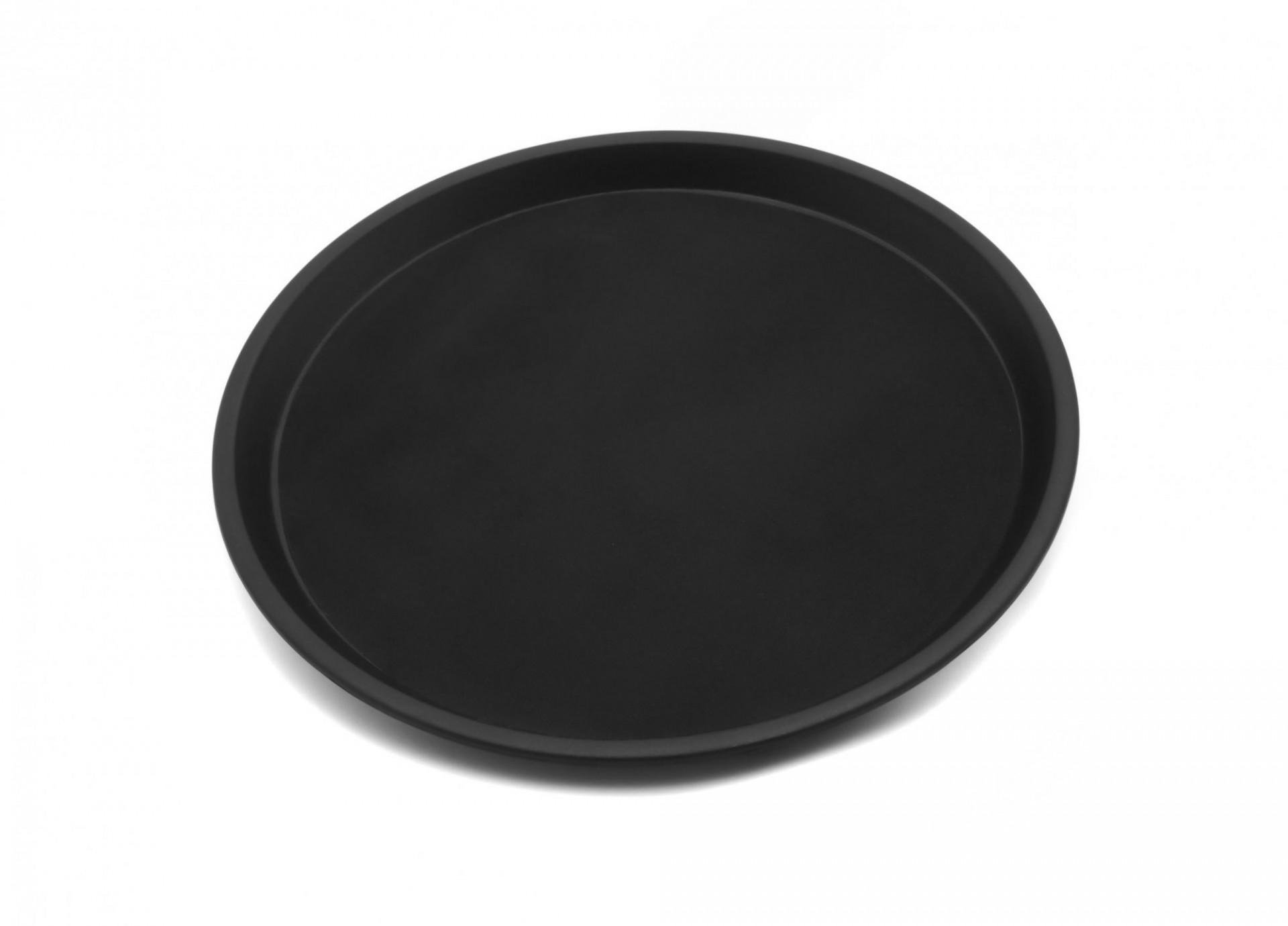 Піднос антисліп круглий One Chef 36 см Чорний (201206) - фото 1 Піднос антисліп круглий One Chef 36 см Чорний (201206) - фото 1