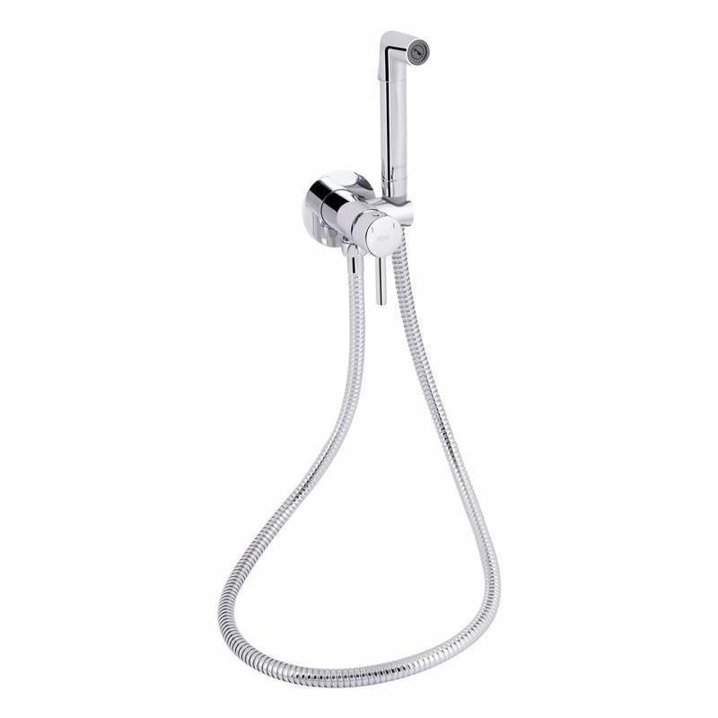 Набор для душа гигиенического Qtap Inspai-Varius округлый Chrome (QTINSVARCRMV00440001)