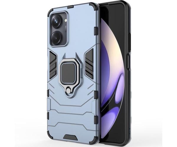 Чехол накладка Ricco Black Panther Armor для Realme 10 Pro Синий