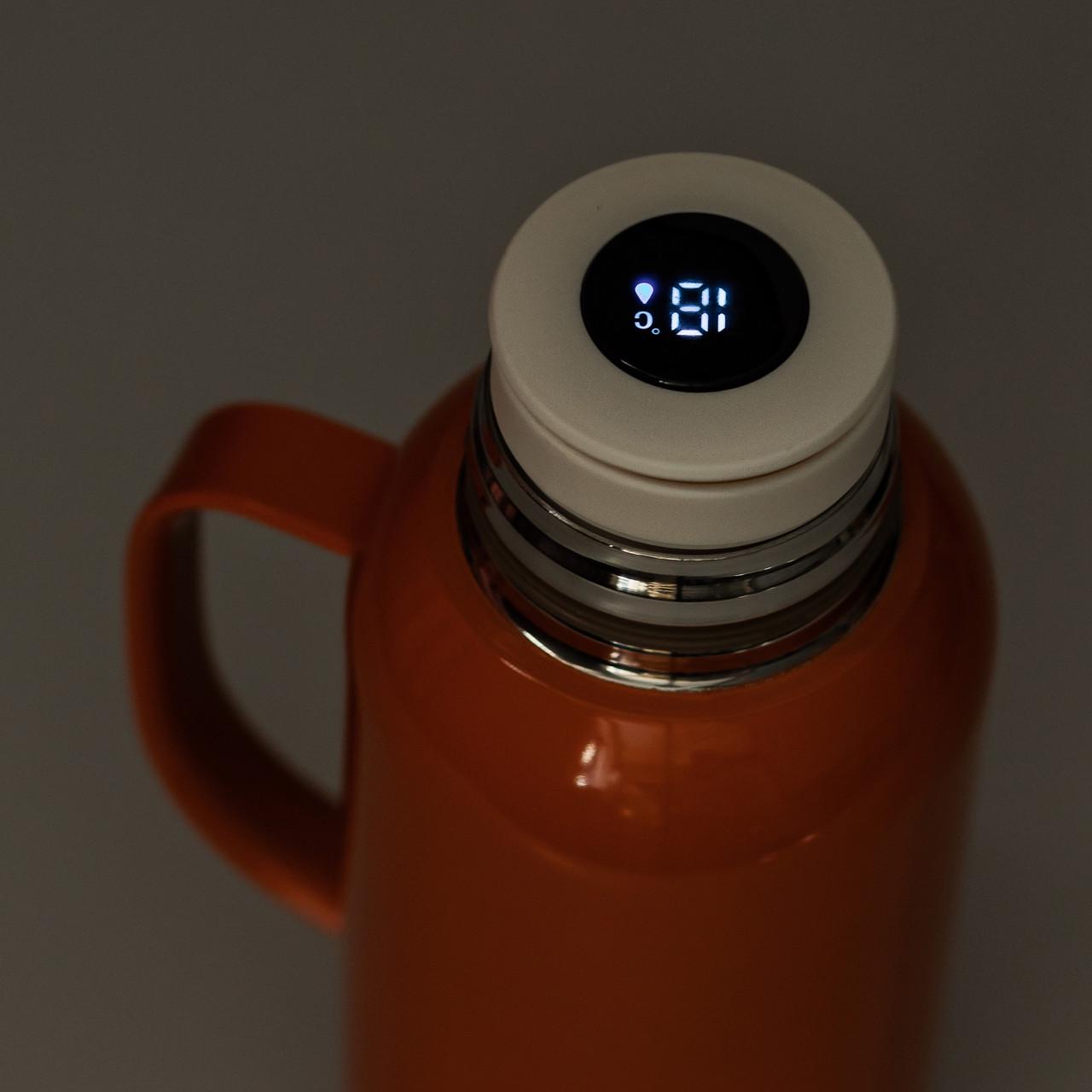 Термос Vacuum с датчиком температуры 820 мл Красный - фото 5 Термос Vacuum с датчиком температуры 820 мл Красный - фото 5