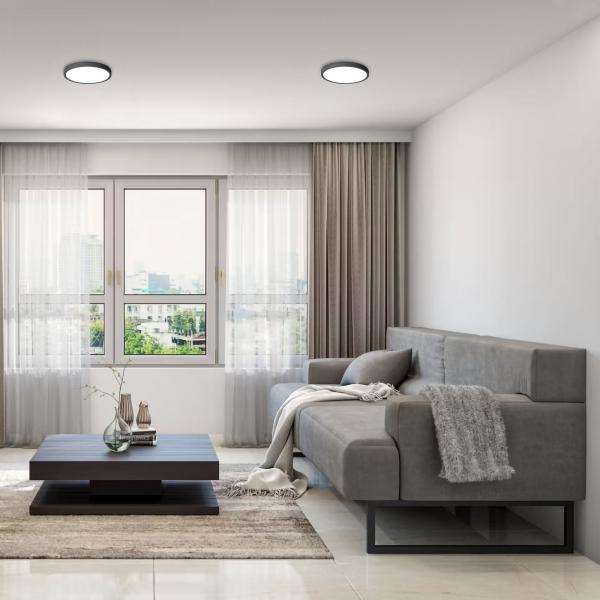 Світильник круглий Videx накладний 24 W/5000 K Black - фото 3 Світильник круглий Videx накладний 24 W/5000 K Black - фото 3