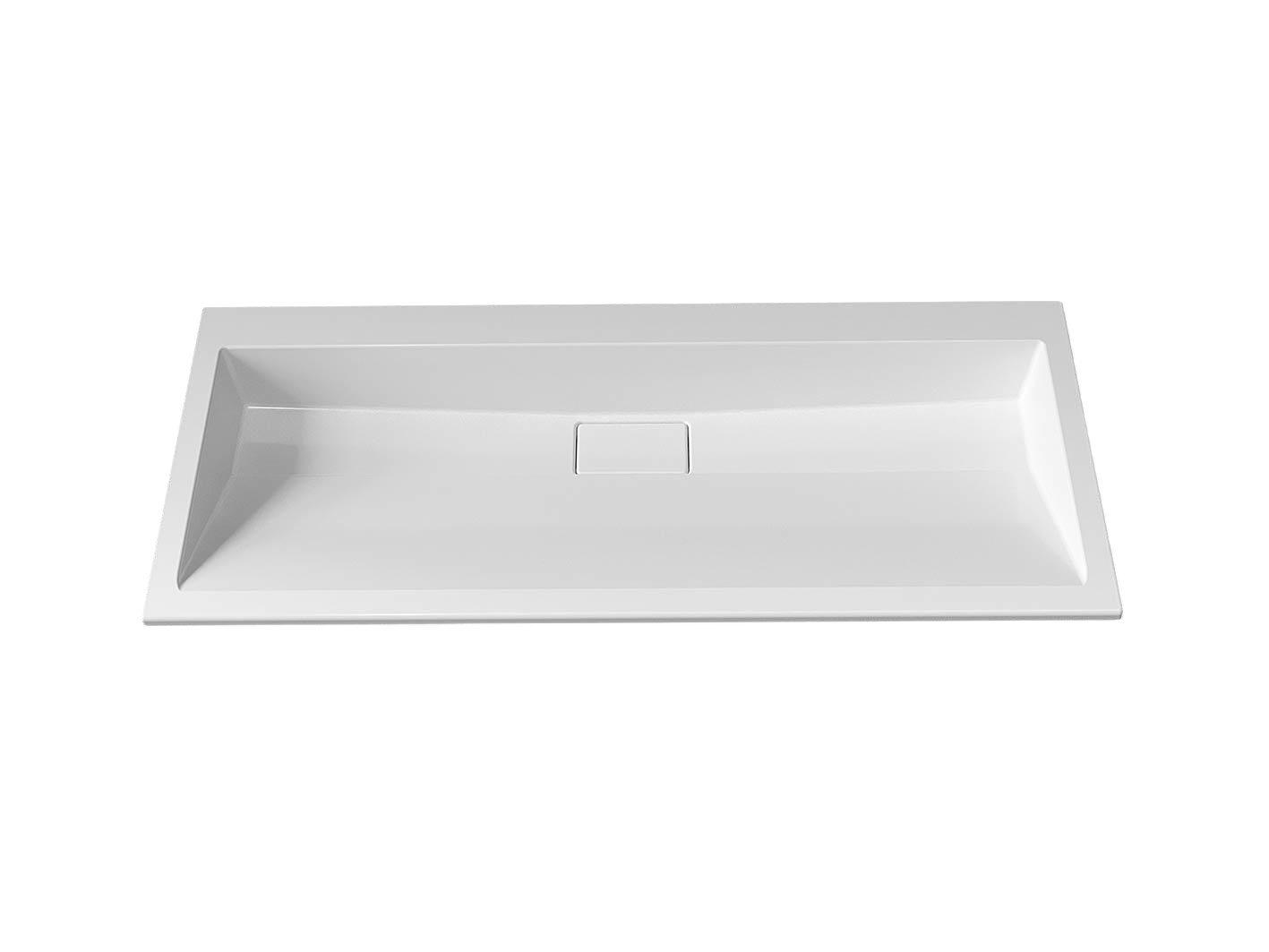 Умывальник накладной Luxor Loft Low 100 см Белый (35716239)