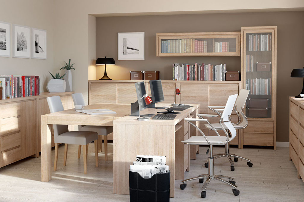 Комод офісний Gerbor Офіс Лайн KON3S з ДСП Дуб Сонома - фото 3