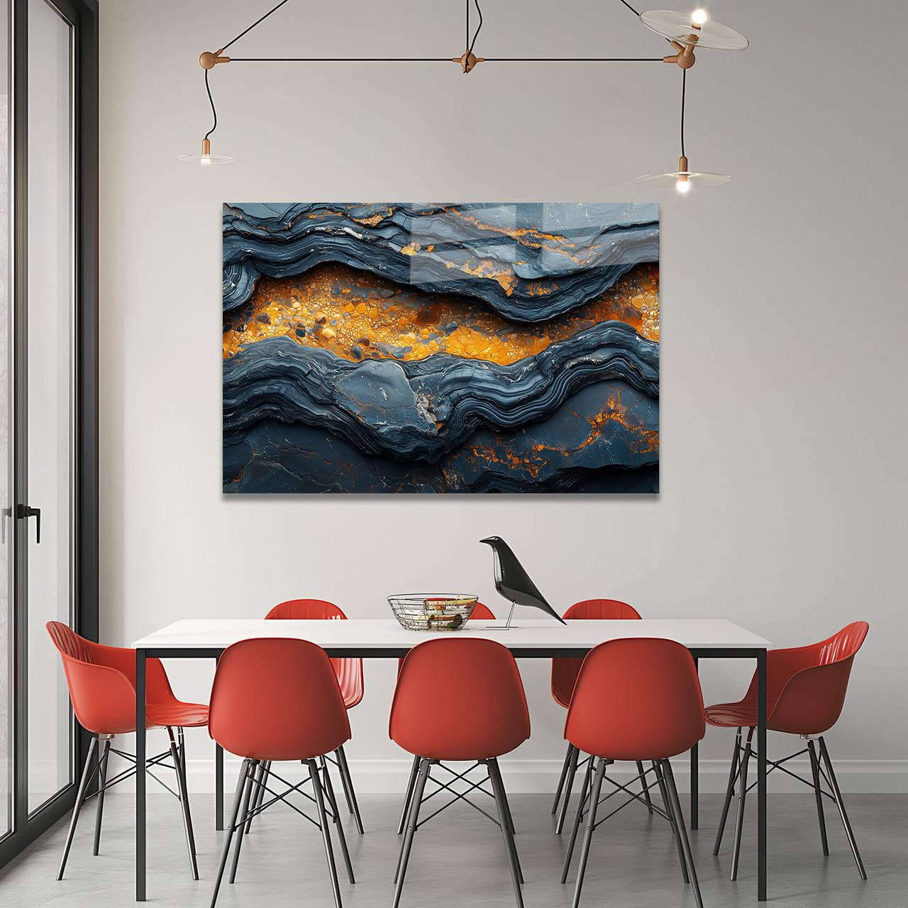 Картина на стекле NovellaPrint Каменная текстура 75х50 см (536.2)