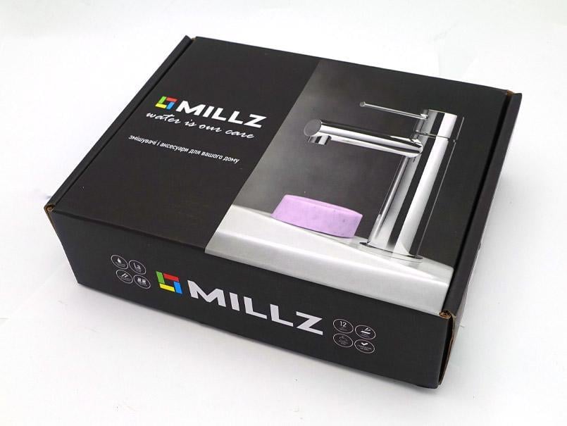 Смеситель для умывальника MILLZ Хром (MRS-12-35-011) - фото 6 Смеситель для умывальника MILLZ Хром (MRS-12-35-011) - фото 6