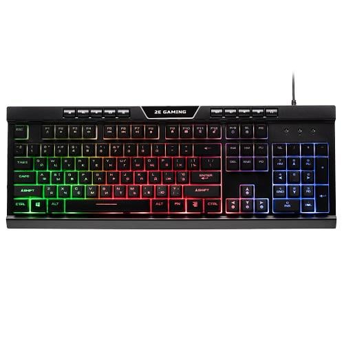 Клавиатура проводная игровая 2E KG300UB Gaming LED USB ENG/RU/UA Black (12910096)