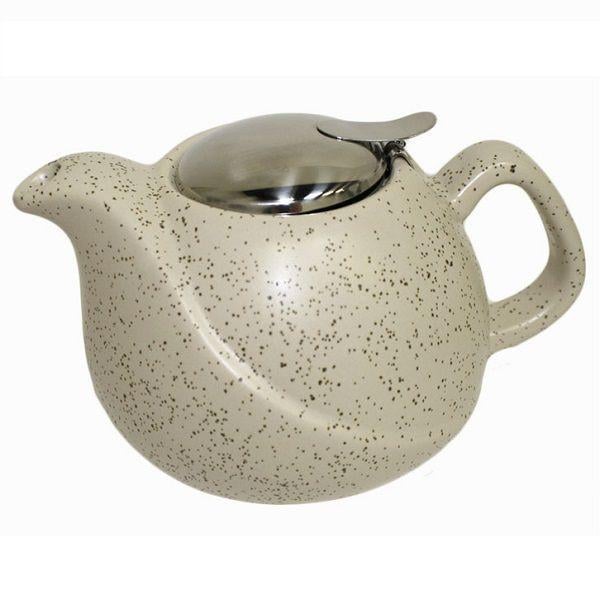 Заварювальний чайник Fissman з ситечком 750 мл Білий пісок (9389)