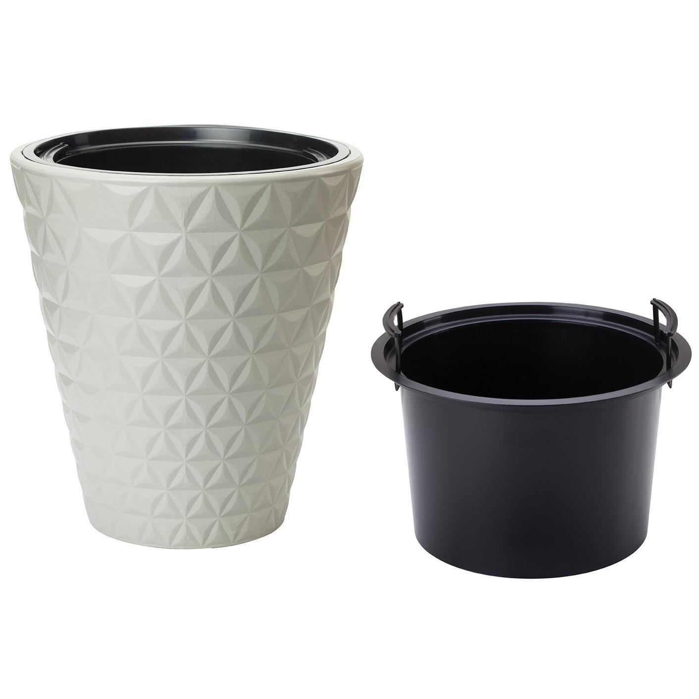 Горшок для цветов Form-Plastic Diamant-40 Серый (2920-040) - фото 2 Горшок для цветов Form-Plastic Diamant-40 Серый (2920-040) - фото 2