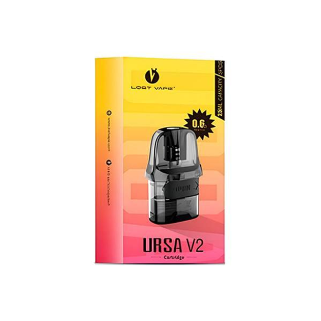 Картридж Lost Vape Ursa V2 2,5 мл Coil 0,6 Ом (16771) - фото 2