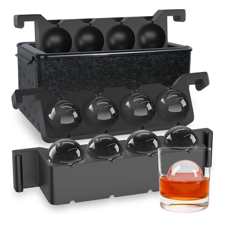 Форма для прозрачных кубиков льда Olin&Olin SFERA без пузырьков на 8 шаров