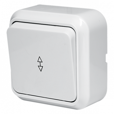 Вимикач одноклавішний прохідний Lider NOVA LVO10-877