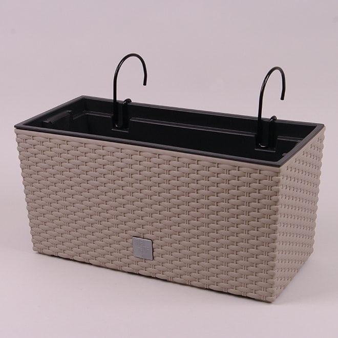 Ящик для цветов балконный подвесной Prosperplast Rato Case 60 см Мокка (DRC600W-7529U)