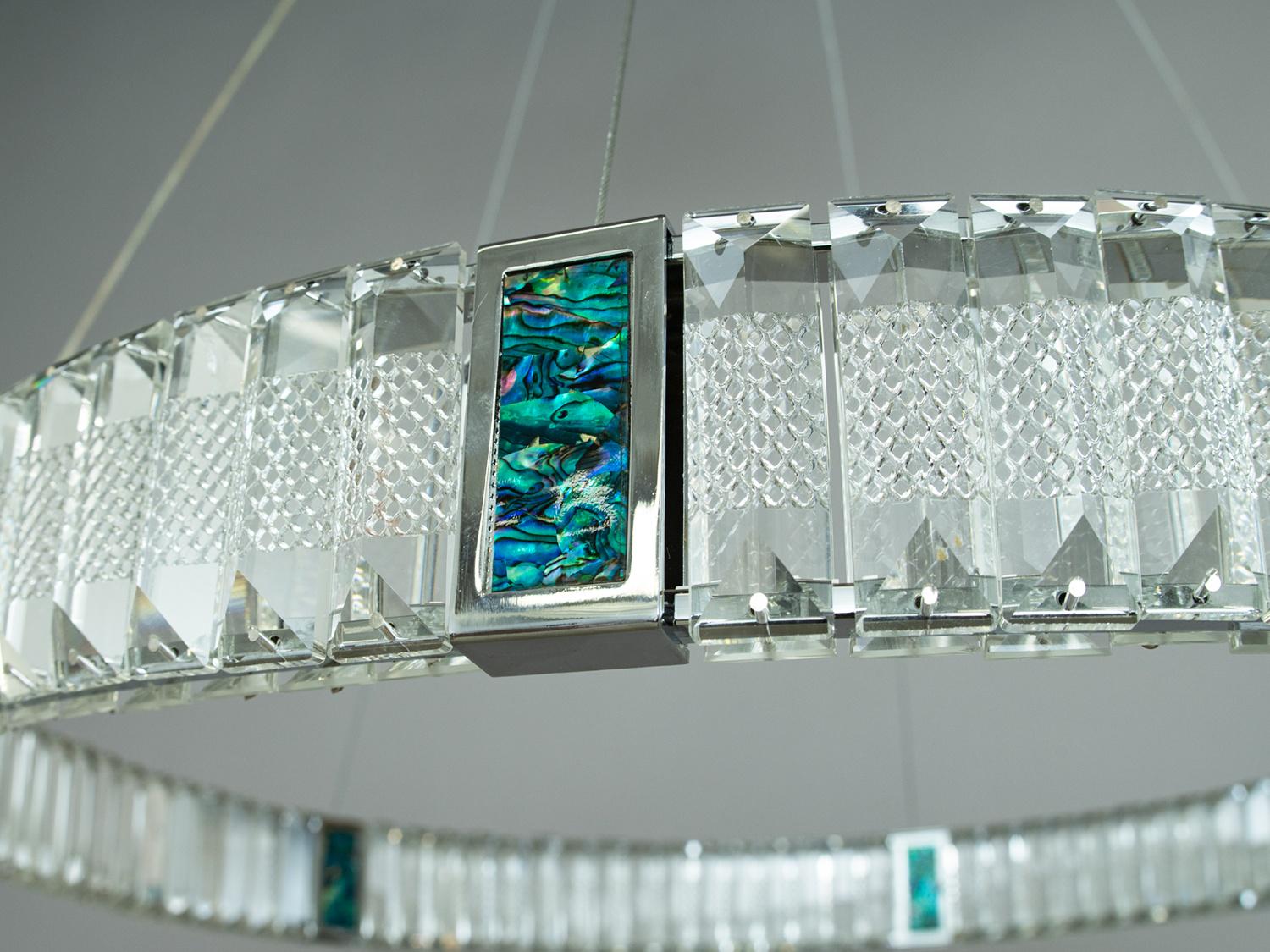 Люстра-підвіска світлодіодна кришталева 80 Вт (11780963) - фото 3 Люстра-підвіска світлодіодна кришталева 80 Вт (11780963) - фото 3