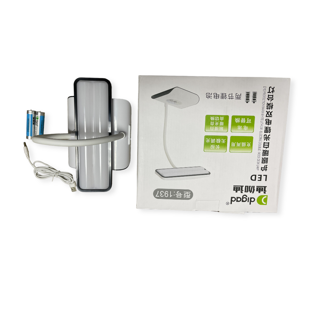 Настільна лампа-трансформер світлодіодна Digad 1937 4W 3000-6000K 48 LED із сенсорним керуванням та акумулятором 18650 Білий - фото 8 Настільна лампа-трансформер світлодіодна Digad 1937 4W 3000-6000K 48 LED із сенсорним керуванням та акумулятором 18650 Білий - фото 8