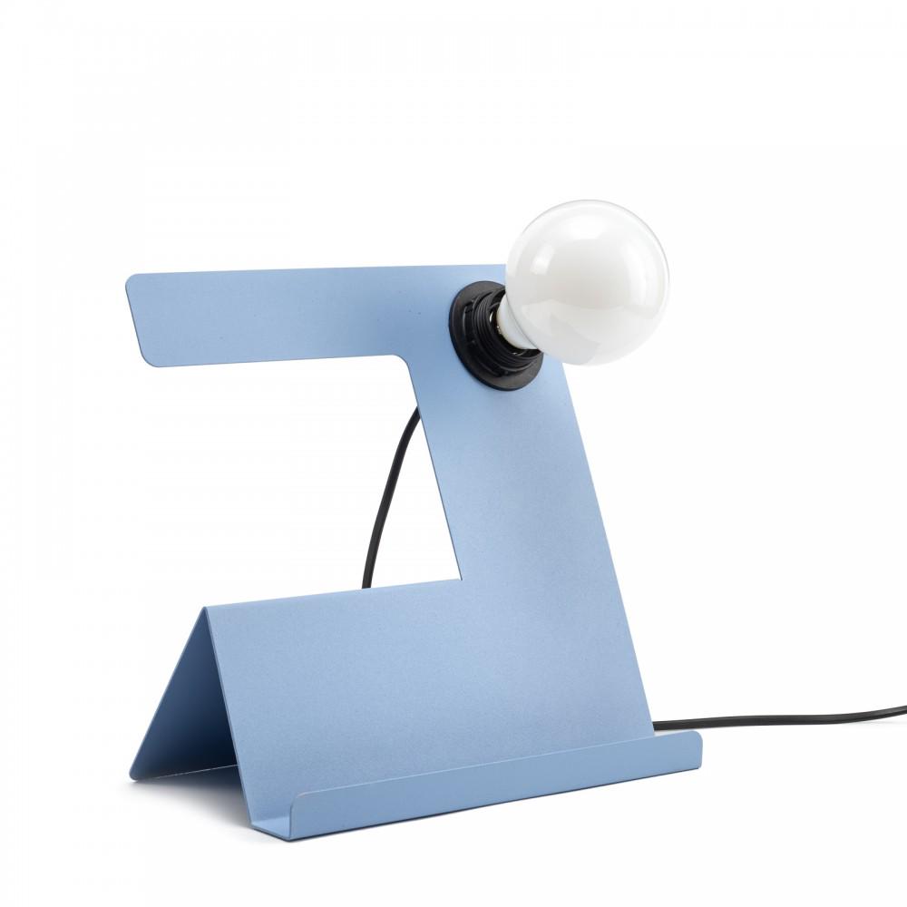 Лампа настільна Sollux Incline Блакитний (TL-000665 M/BLU) - фото 1 Лампа настільна Sollux Incline Блакитний (TL-000665 M/BLU) - фото 1